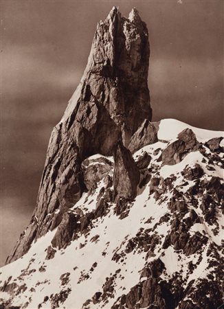 Alessio Nebbia (attribuito a) (1896-1975)  - Dente del Gigante, 1930s