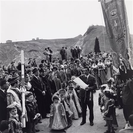 Enrico Pasquali (1923)  - Senza titolo (Monteveglio, festa del cero), 1960s