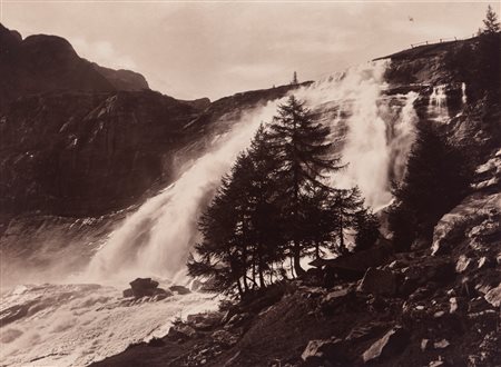Vittorio Sella (1859-1943)  - Cascata del Toce alla sera (Val Formazza), 1900s