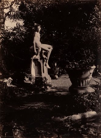 Wilhelm Von Pluschow (attribuito a) (1852-1930)  - Jardin du Palais Colonna, Rome, 1900s