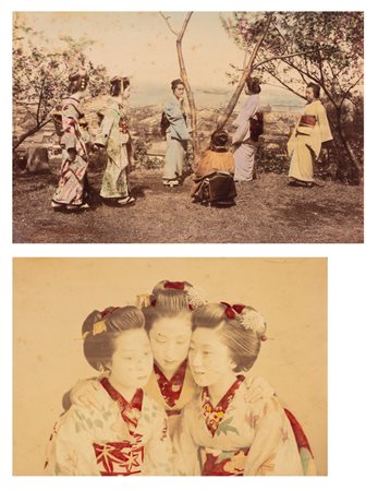 Scuola di Yokoama (XX sec.)  - Geishe, 1880s