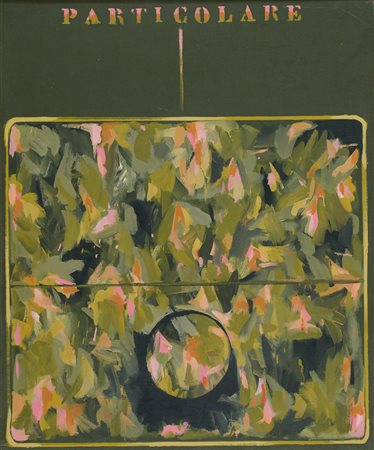 Fabrizio Plessi (Reggio Emilia, 1940) Per Cézanne 1965 Idropittura su tela...