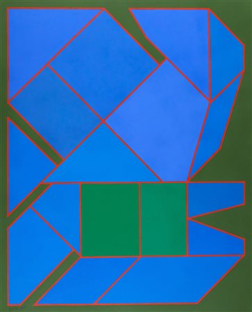 Achille Perilli (Roma, 1927 - 2021) L'ardore violento 2010 Tecnica mista cm....