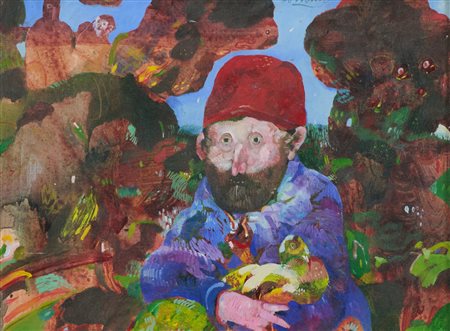 Antonio Possenti (Lucca, 1933 - Lucca, 2016) Senza titolo 1982 Olio su...