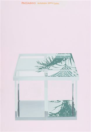 Luca Alinari (Firenze, 1943 - Firenze, 2019) Paesaggio riflesso senza cosa...