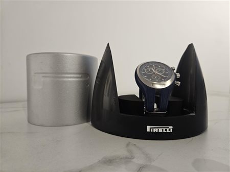 Orologio da uomo Pirelli Cinturino in gomma blu. Con scatola e custodia...