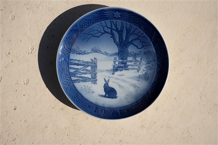 Piatto di Natale Royal Copenhagen, 1971
