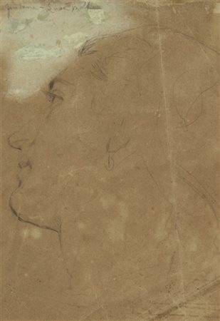 Tranquillo Cremona (Attribuito)

"Ritratto femminile" 
tecnica mista su carta (c