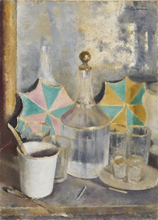 Giovanni Romagnoli "Composizione" 1929
olio su tela (cm 48x35)
firmato e datato