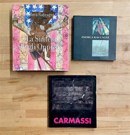 ANDREA RACCAGNI E ARTURO CARMASSI - Lotto unico di 3 cataloghi