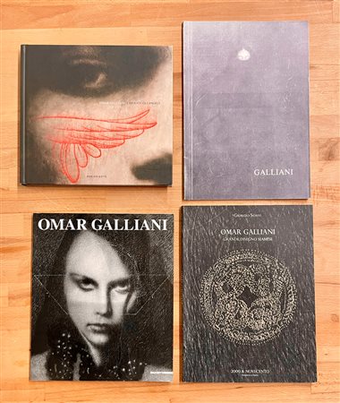 OMAR GALLIANI - Lotto unico di 4 cataloghi