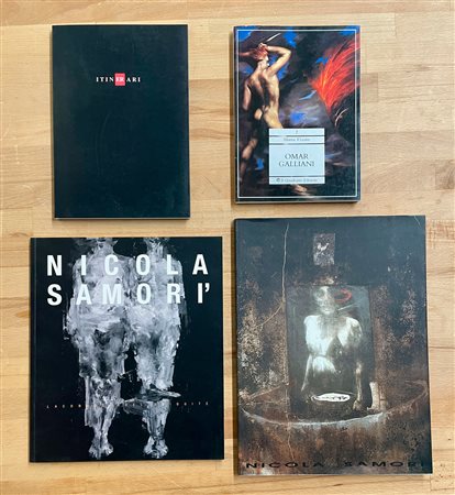OMAR GALLIANI E NICOLA SAMORÌ  - Lotto unico di 4 cataloghi
