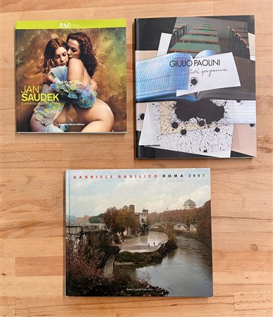 GIULIO PAOLINI, GABRIELE BASILICO E JAN SAUDEK - Lotto unico di 3 cataloghi