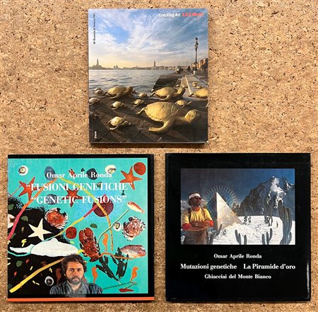 OMAR RONDA E CRACKING ART - Lotto unico di 3 cataloghi