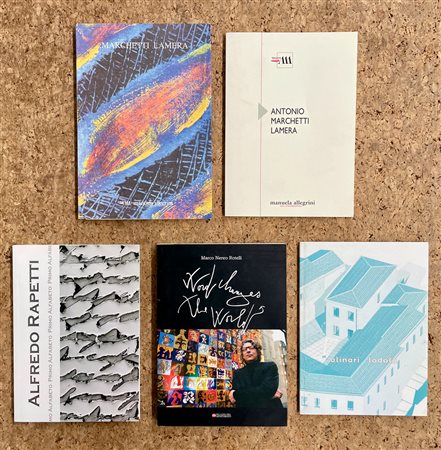 ARTE CONTEMPORANEA ITALIANA - Lotto unico di 5 cataloghi