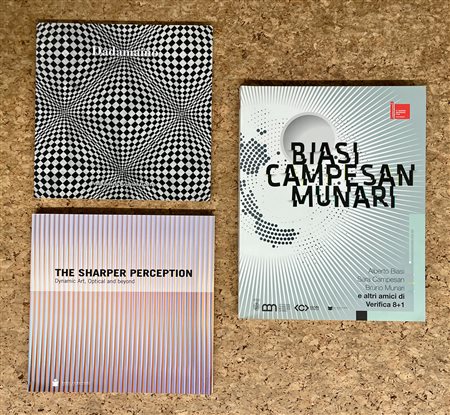 OPTICAL ART - Lotto unico di 3 cataloghi