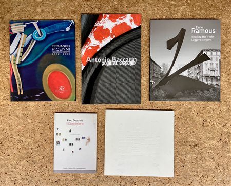 ARTE CONTEMPORANEA - Lotto unico di 5 cataloghi