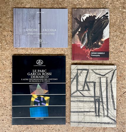 ASTRATTISMO ITALIANO E ARTE OPTICAL - Lotto unico di 4 cataloghi