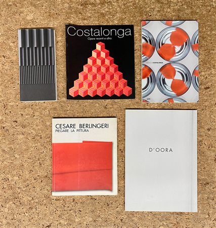 ARTE CINETICA IN ITALIA - Lotto unico di 5 cataloghi