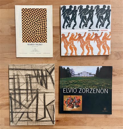 ARTISTI ITALIANI DEL DOPOGUERRA - Lotto unico di 4 cataloghi