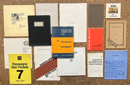 ARTE DEL DOPOGUERRA - Lotto unico di numerosi cataloghi