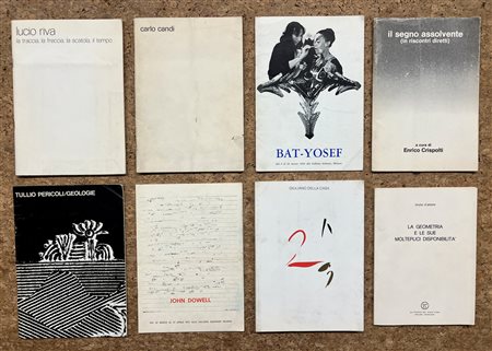 ARTE CONCETTUALE - Lotto unico di 8 cataloghi