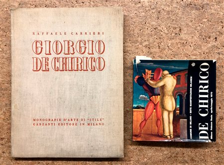 GIORGIO DE CHIRICO - Lotto unico di 2 cataloghi