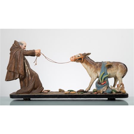 MANIFATTURA SICILIANA DEL XIX SECOLO, Gruppo in terracotta