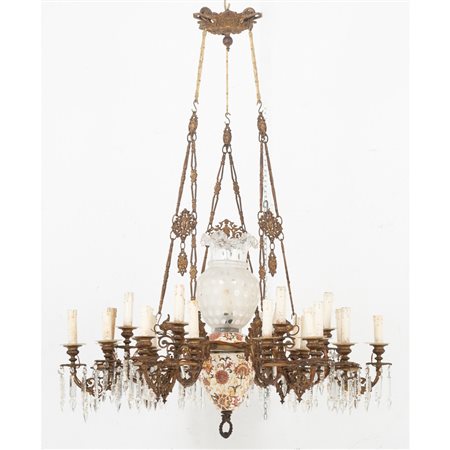 MANIFATTURA SICILIANA DELLA FINE DELL '800, Lampadario