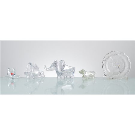 BACCARAT, LALIQUE, ART VANNES, Oggetti vari