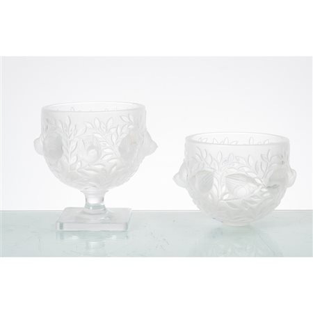 LALIQUE, Due piccole alzate