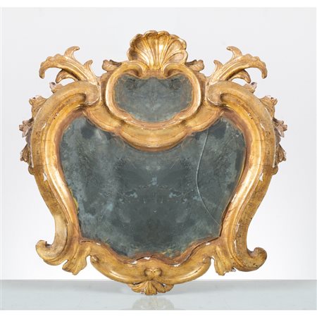 MANIFATTURA SICILIANA SECONDA METÀ XVIII SECOLO, Specchiera