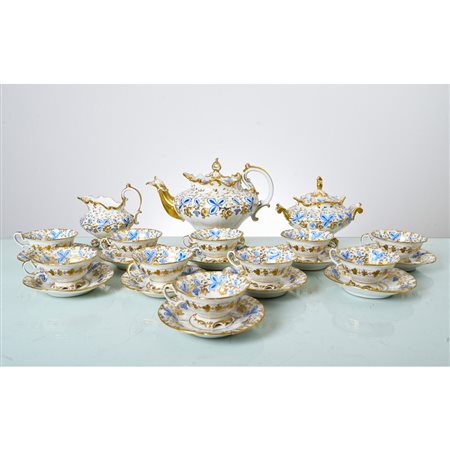 MANIFATTURA ITALIANA DEL XIX SECOLO, Servizio da tè