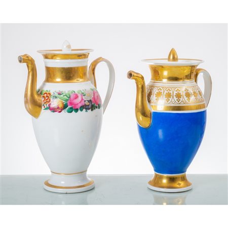 MANIFATTURA FRANCESE DEI PRIMI DEL '900, Due caffettiere