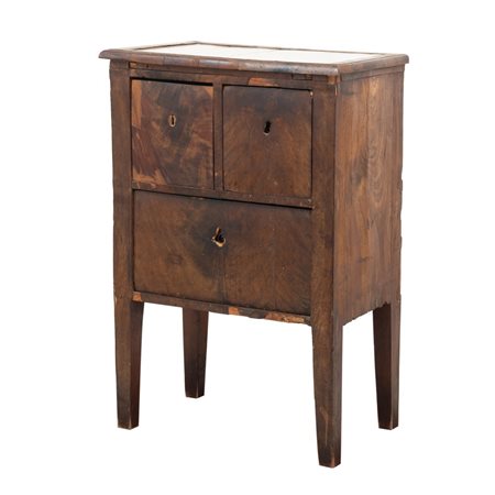 MANIFATTURA SICILIANA DEL XIX SECOLO, Comodino Luigi XVI