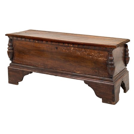 MANIFATTURA SICILIANA DELLA FINE DEL XVIII SECOLO, Cassapanca