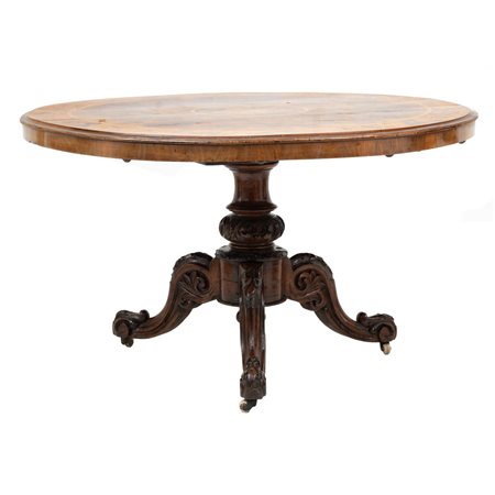 MANIFATTURA OLANDESE DEL XIX SECOLO, Tavolo da centro