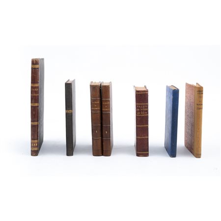 SETTE VOLUMI DI VARIA DEL XIX SECOLO