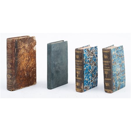 QUATTRO VOLUMI DEL XIX SECOLO DI LETTERATURA