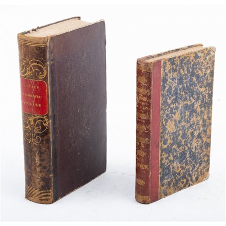 DUE VOLUMI DI VARIA DEL XIX SECOLO