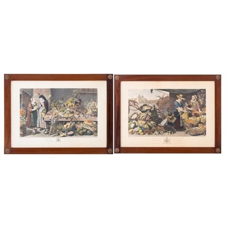 COPPIA DI STAMPE a colori