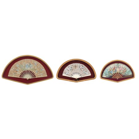 MANIFATTURA ITALIANA DEL XIX SECOLO, Tre ventagli