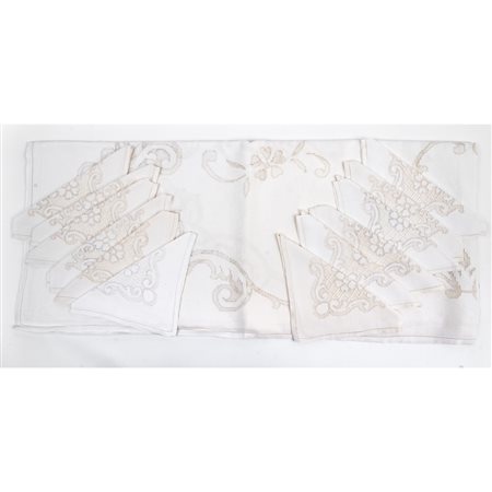 TOVAGLIA con dodici tovaglioli