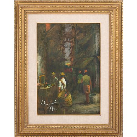 LUCIO GURRIERI, Due oli su masonite