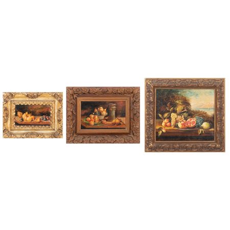 SCUOLA ITALIANA SECONDA METÀ XX SECOLO, Tre oli su tavoletta