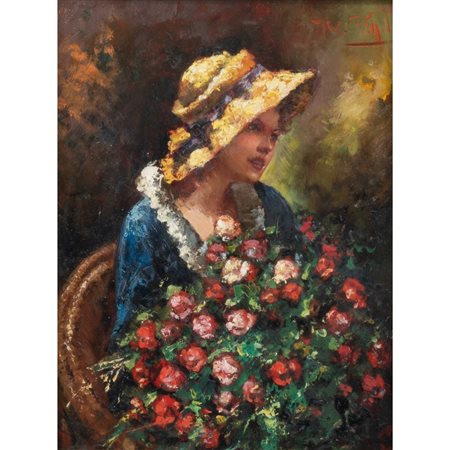 FRANCO RISPOLI, Olio su tavola