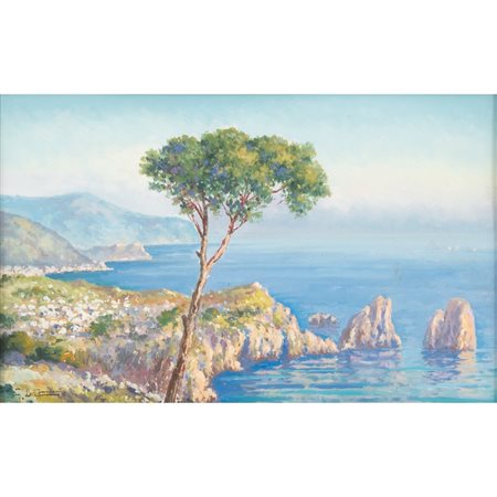 PITTORE DEI PRIMI DEL '900, Olio su tavoletta