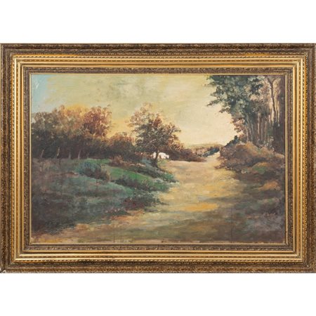 ANONIMO DEI PRIMI DEL '900, Olio su tela