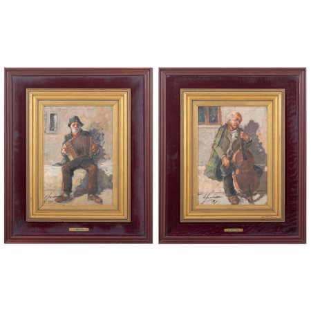 ANTONIO GRAVINA, Due oli su tavoletta