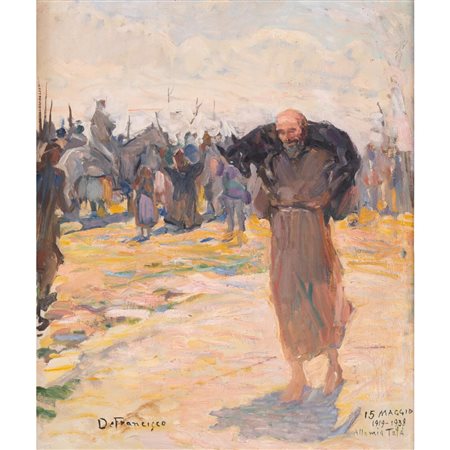 PIETRO DE FRANCISCO, San Francesco, Olio su tela